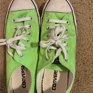 Like green converse allstars women’s size M7 W9